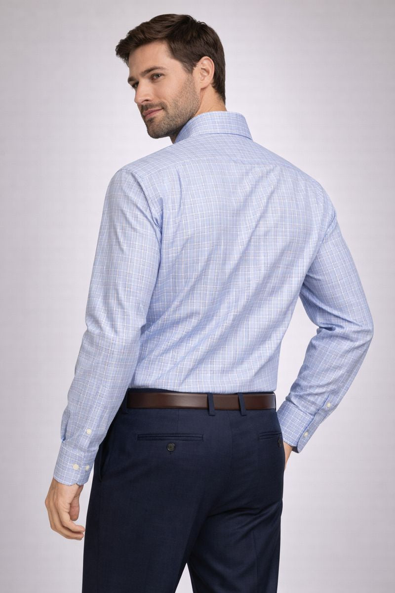 Men's Light Blue Formal Shirt (L)
