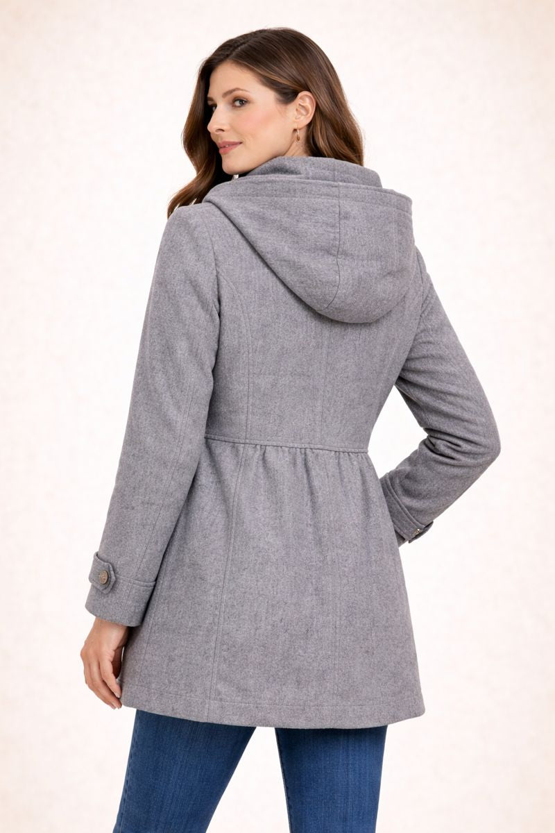 Ladies Grey Winters Coat (M)