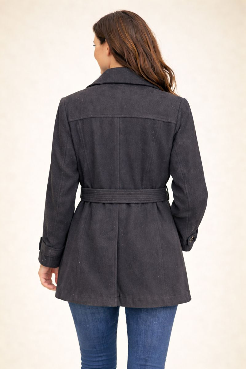 Ladies Black Winters Coat (XXL)