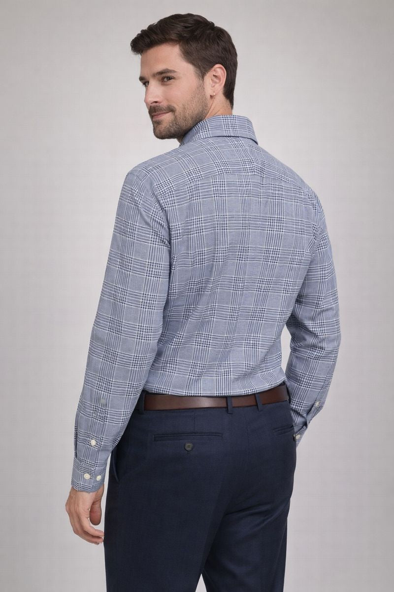 Men's Blue Formal Shirt (L)