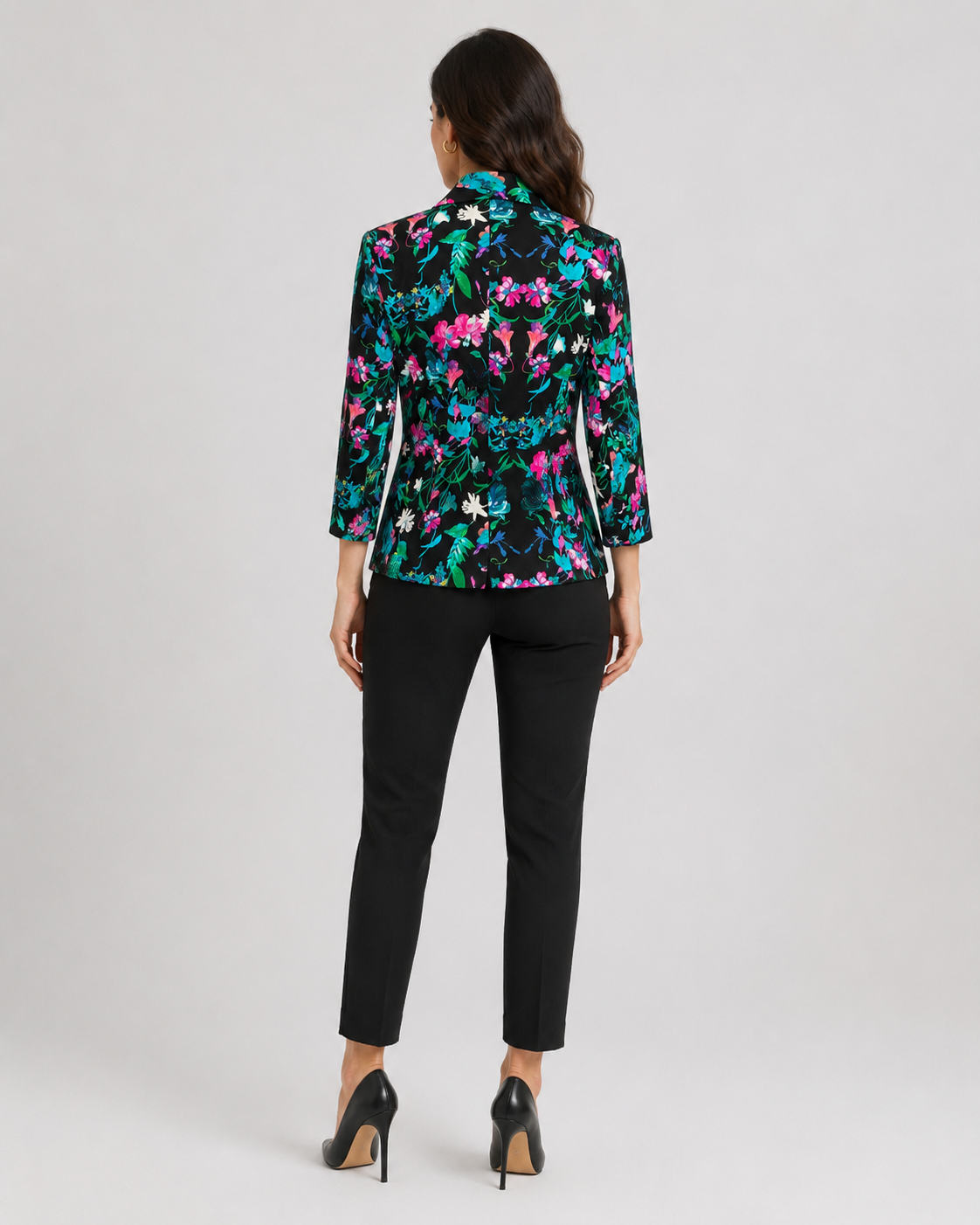 Ladies Three Quater Floral Jacket by World Wide Health (12)