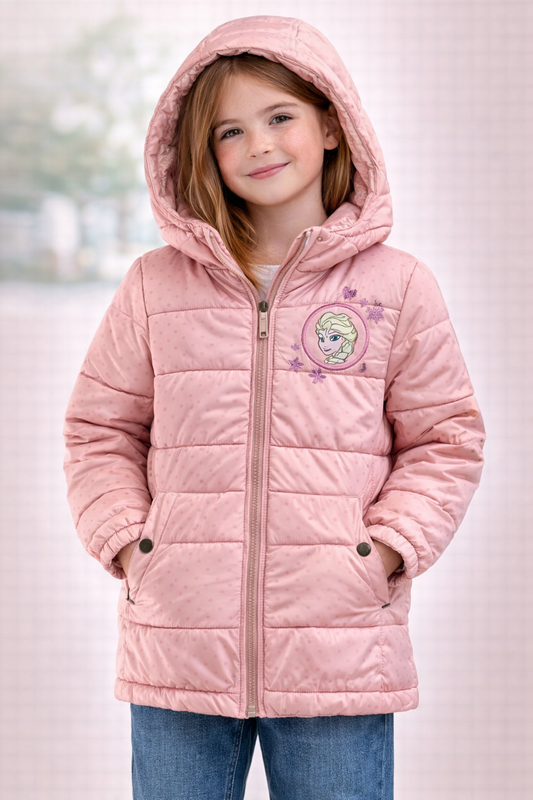 Girls Disney Frozen Puffer Jacket (6-7yrs)