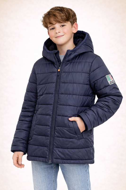 Boys Navy Puffer Jacket from Tape A Loeil (9-10yr)