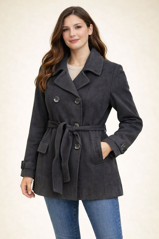 Ladies Black Winters Coat (XXL)