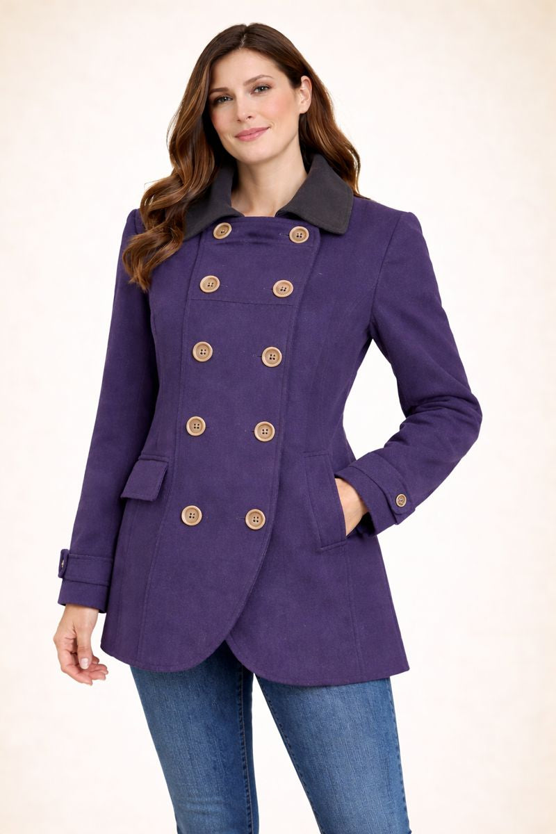 Ladies Purple Winters Coat (S)