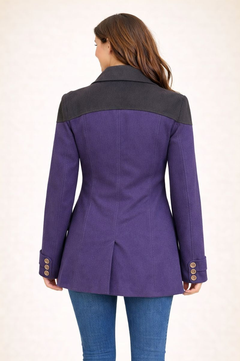 Ladies Purple Winters Coat (S)