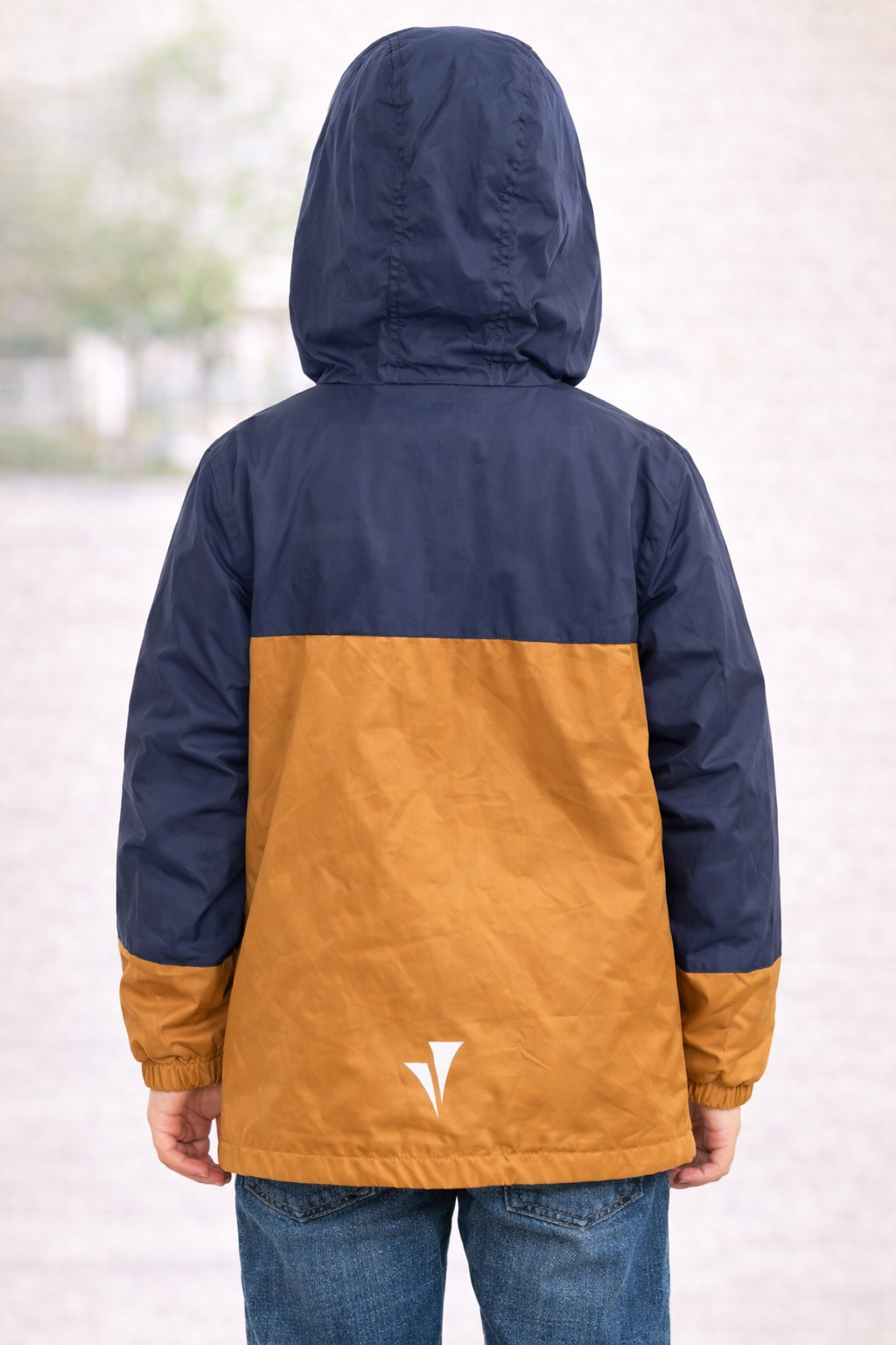 Boys Mustard and Navy Winters Jacket from Crivit (10-11yr)
